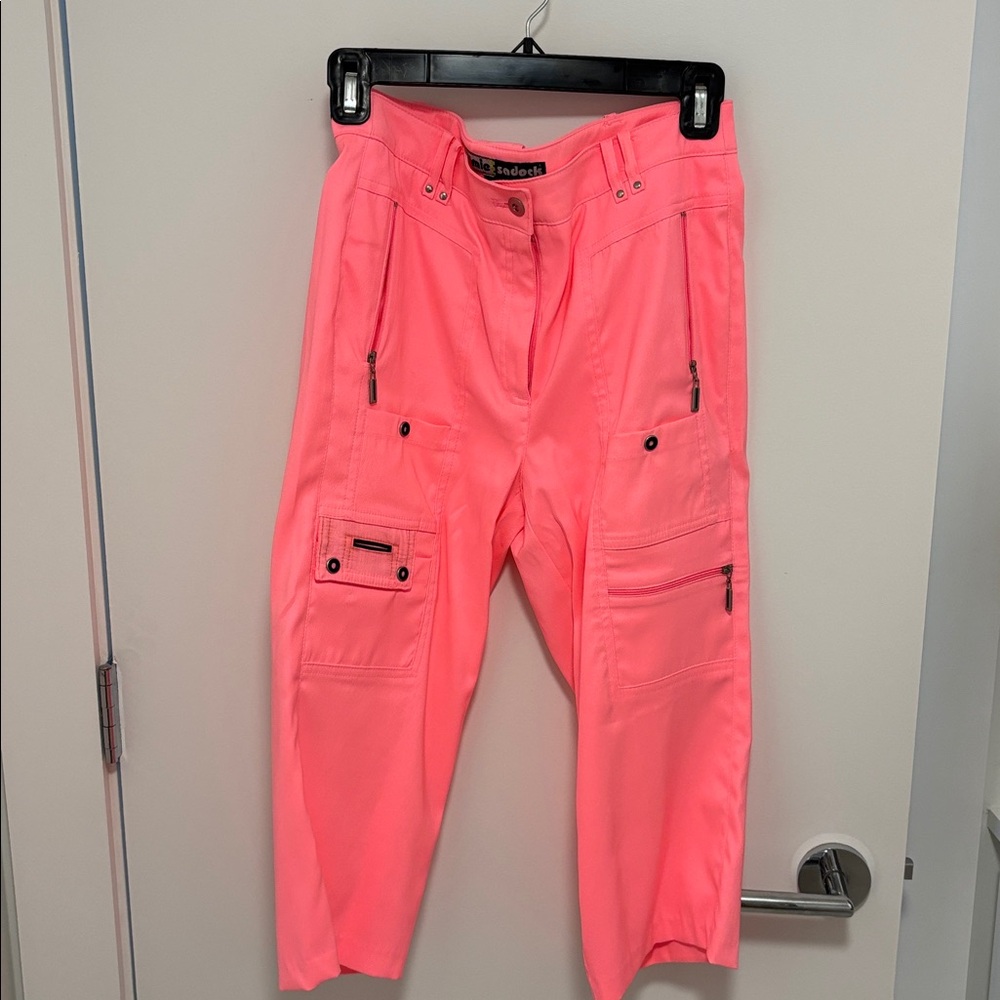 Jamie Sadock Hot Pink Capri. Size 6